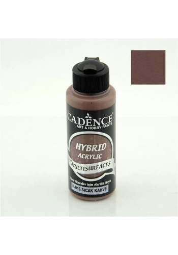 Cadence Hybrid Acrylic For Multisurfaces Tüm Yüzeyler İçin Akrilik Boya 120ml H016 Sıcak Kahve