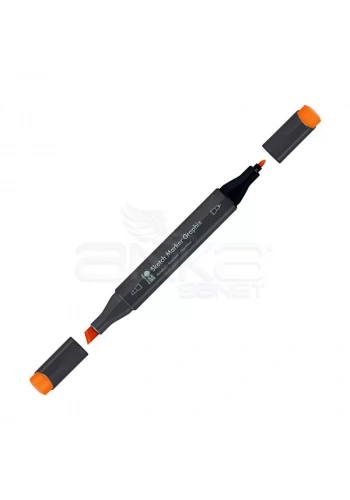 Marabu Graphix Sketch Marker Çift Uçlu Kalem 925 Brilliant Orange