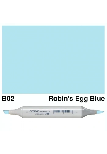 Copic Sketch Marker B02 Robins Egg Blue