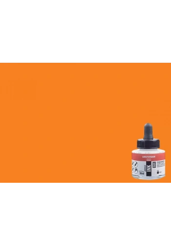 Talens Amsterdam Acrylic Ink 30ml 276 Azo Orange