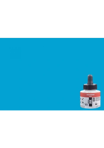 Talens Amsterdam Acrylic Ink 30ml 572 Primary Cyan