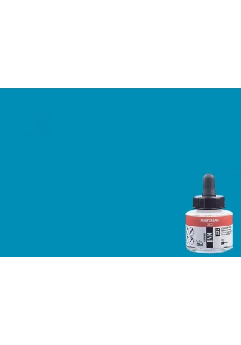 Talens Amsterdam Acrylic Ink 30ml 564 Brilliant Blue