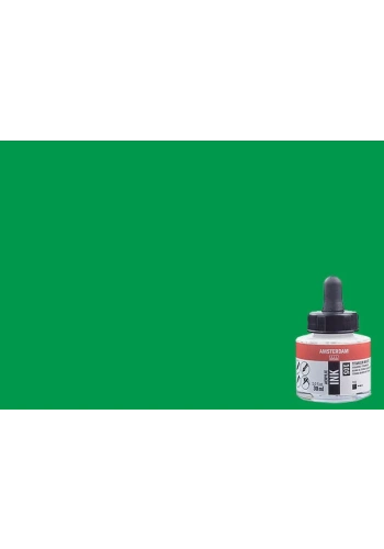 Talens Amsterdam Acrylic Ink 30ml 618 Permanent Green Light
