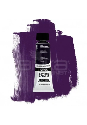 Daler Rowney Cryla Artist Akrilik Boya 75ml 408 Deep Violet Seri C