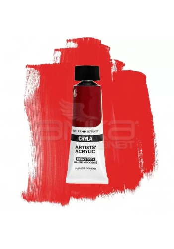 Daler Rowney Cryla Artist Akrilik Boya 75ml 507 Cadmium Scarlet Seri C