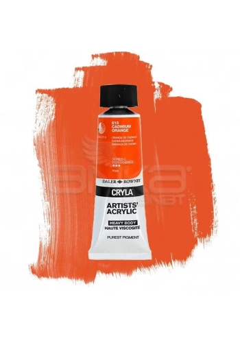 Daler Rowney Cryla Artist Akrilik Boya 75ml 615 Cadmium Orange Seri C
