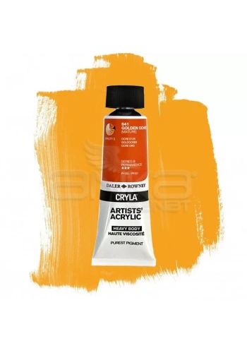 Daler Rowney Cryla Artist Akrilik Boya 75ml 641 Golden Ochre Seri B