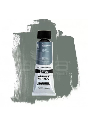 Daler Rowney Cryla Artist Akrilik Boya 75ml 703 Pewter Seri D
