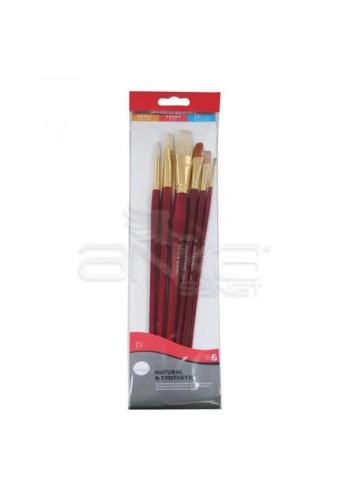 Daler Rowney Simply Natural Synthetic 6lı Fırça Seti 216 940 600