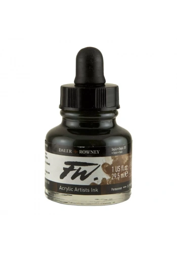 Daler Rowney FW Acrylic Artist Ink 29.5ml Cam Şişe Sepia 251