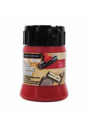 Daler Rowney Water Soluble Blockprint Linol Boyası 250ml 513 Crimson