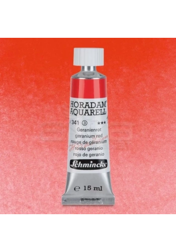 Schmincke Horadam Aquarell Tube 15ml Seri 3 Geranium Red 341