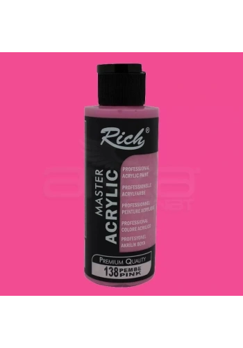 Rich Master Akrilik Boya 120ml 138 Pembe