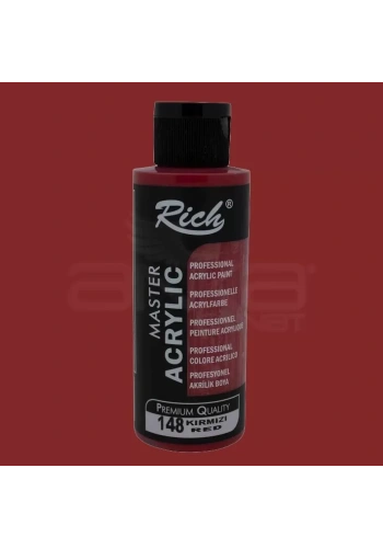 Rich Master Akrilik Boya 120ml 148 Kırmızı