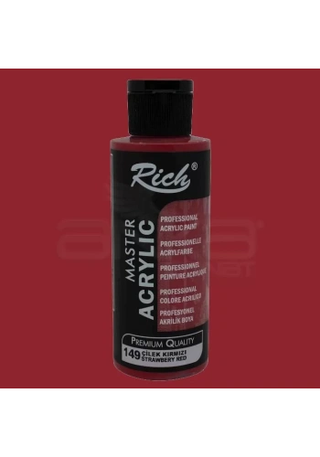 Rich Master Akrilik Boya 120ml 149 Çilek Kırmızı