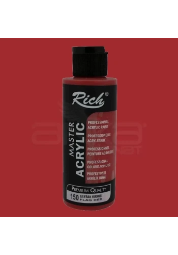Rich Master Akrilik Boya 120ml 150 Bayrak Kırmızı