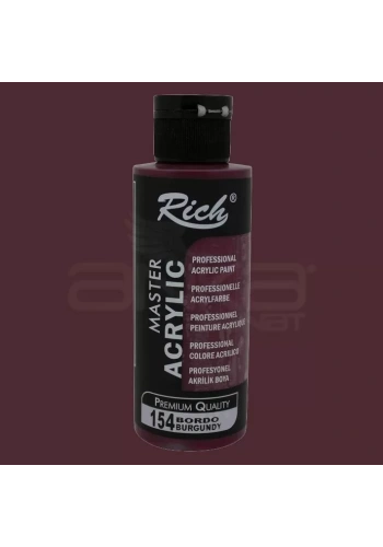 Rich Master Akrilik Boya 120ml 154 Bordo