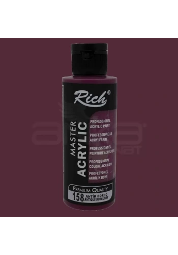 Rich Master Akrilik Boya 120ml 158 Antik Bordo