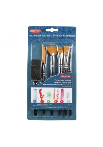 Derwent Teknik Fırça Seti