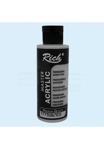 Rich Master Akrilik Boya 120ml 177 Mine Mavi