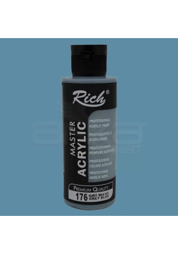 Rich Master Akrilik Boya 120ml 176 Gri Mavi
