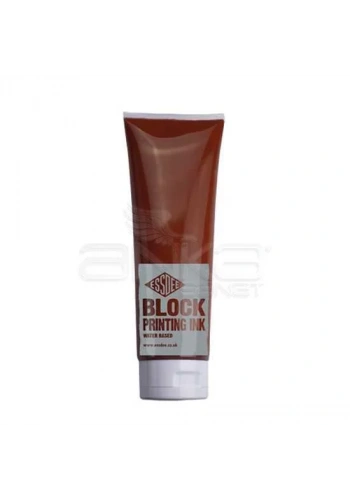 Essdee Block Printing İnk Su Bazlı Linol Mürekkebi Burnt Sienna No:10 300ml