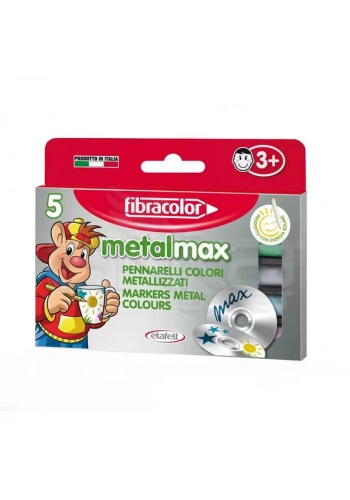 Fibracolor Metalmax Keçeli Boya Takımı 5 Renk
