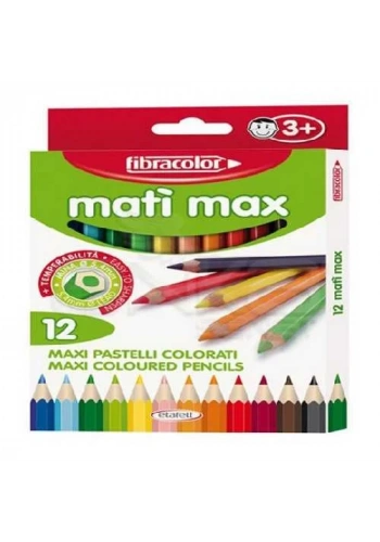 Fibracolor Mati Max Kuru Boya Takımı 12 Renk