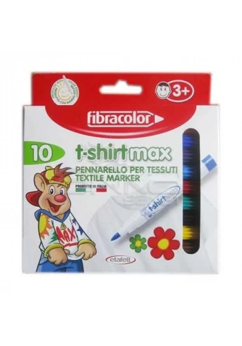 Fibracolor T-shirtmax Tekstil Kalemi Set 10lu