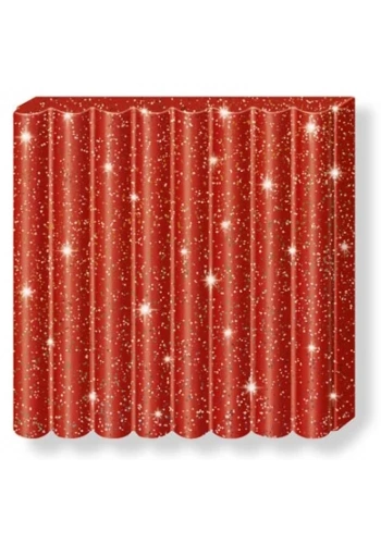 Fimo Effect Polimer Kil 57g No:202 Glitter Red