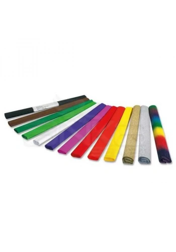 Folia Crepe Paper Seçilmiş 10 Renk No: 82209
