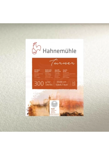 Hahnemühle Turner Sulu Boya Blok 30x40cm 300g 10 Yaprak Cold Pressed 10 628 136