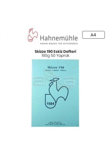 Hahnemühle Skizze 190 Eskiz Defteri A4 190g 50 Yaprak
