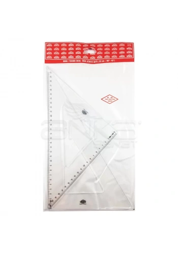 Hatas Teknik Okul Öğrenci Gönye Seti 32cm/60-45