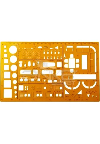 Hidex Mimari Şablon 1/50