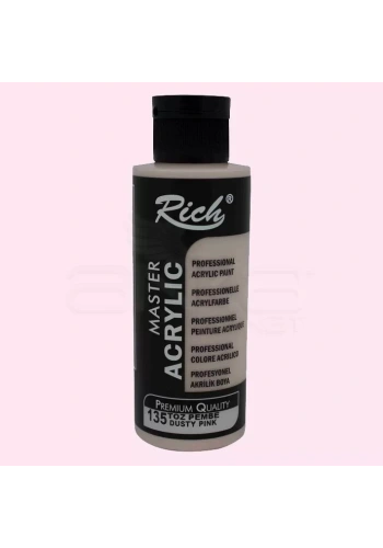 Rich Master Akrilik Boya 120ml 135 Toz Pembe