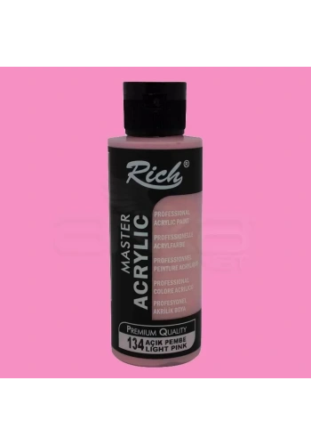 Rich Master Akrilik Boya 120ml 134 Açık Pembe
