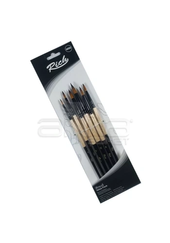 Rich Yuvarlak Fırça Seti 6lı