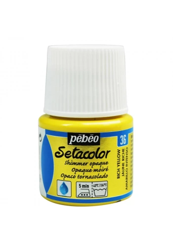 Pebeo Setacolor Opak Kumaş Boyası Metalik 36 Shimmer Rich Yellow