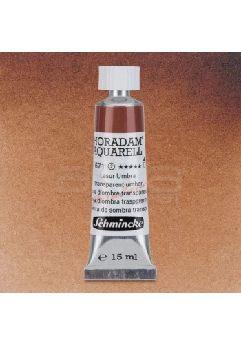 Schmincke Horadam Aquarell Tube 15ml Seri 2 Transparent Umber 671