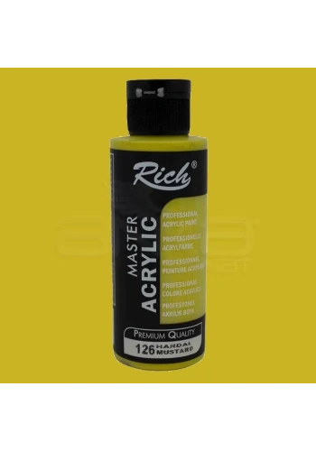 Rich Master Akrilik Boya 120ml 126 Hardal