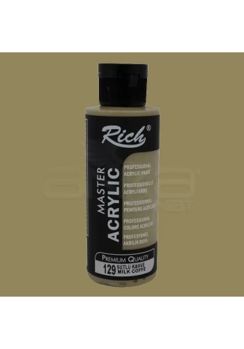 Rich Master Akrilik Boya 120ml 129 Sütlü Kahve