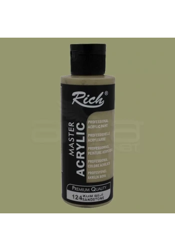 Rich Master Akrilik Boya 120ml 124 Kum Beji
