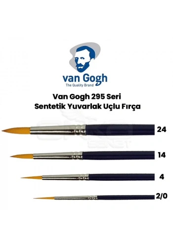 Van Gogh 295 Seri Sentetik Yuvarlak Uçlu Fırça