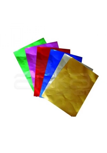 Lino Alüminyum Folyo Kağıt 6 Renk 10 Adet