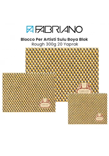 Fabriano Blocco Per Artisti Sulu Boya Blok Rough 300g 20 Yaprak