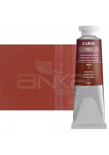 Lukas 1862 37ml Yağlı Boya Seri:1 No:0054 İngiliz Kırmızı-Açık