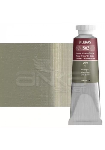 Lukas 1862 37ml Yağlı Boya Seri:1 No:0190 Gri 1 (Sıcak Gri)