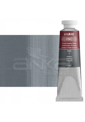 Lukas 1862 37ml Yağlı Boya Seri:1 No:0192 Gri 2 (Soğuk Gri)