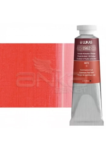 Lukas 1862 37ml Yağlı Boya Seri:3 No:0072 Kadmium Kırmızı Açık